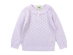 FUB blouse pointelle ametyst cotton
